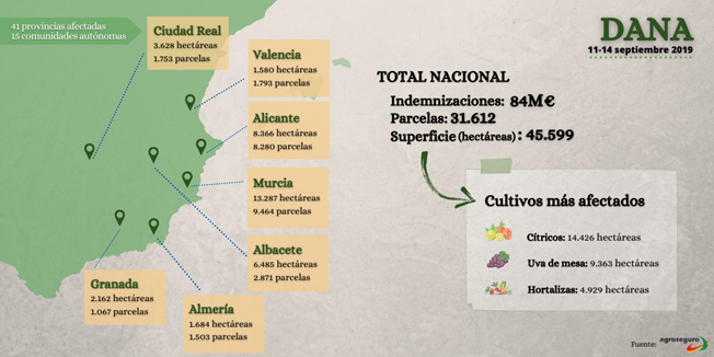 Primer aniversario de la DANA: el mayor siniestro de gota fría en la historia del seguro agrario español