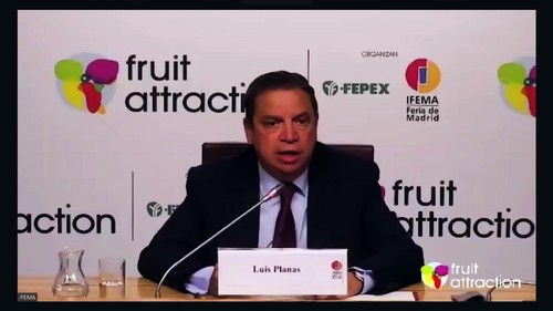 Luis Planas destaca la apuesta del sector hortofrutícola español por la innovación y las nuevas tecnologías