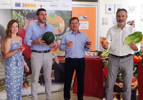 Proexport reparte 500.000 raciones de frutas y hortalizas en sólo 8 días a 90.000 escolares murcianos