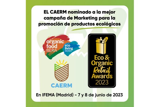 EL CAERM está nominado a los Eco & Organic Retail Awards como mejor campaña de Marketing para la promoción de productos ecológicos