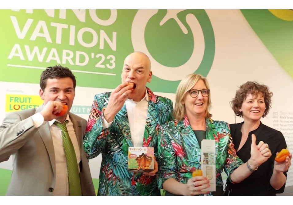 Rijk Zwaan gana el Premio a la Innovación en Fruit Logistica 2023 con su pimiento Tatayoyo
