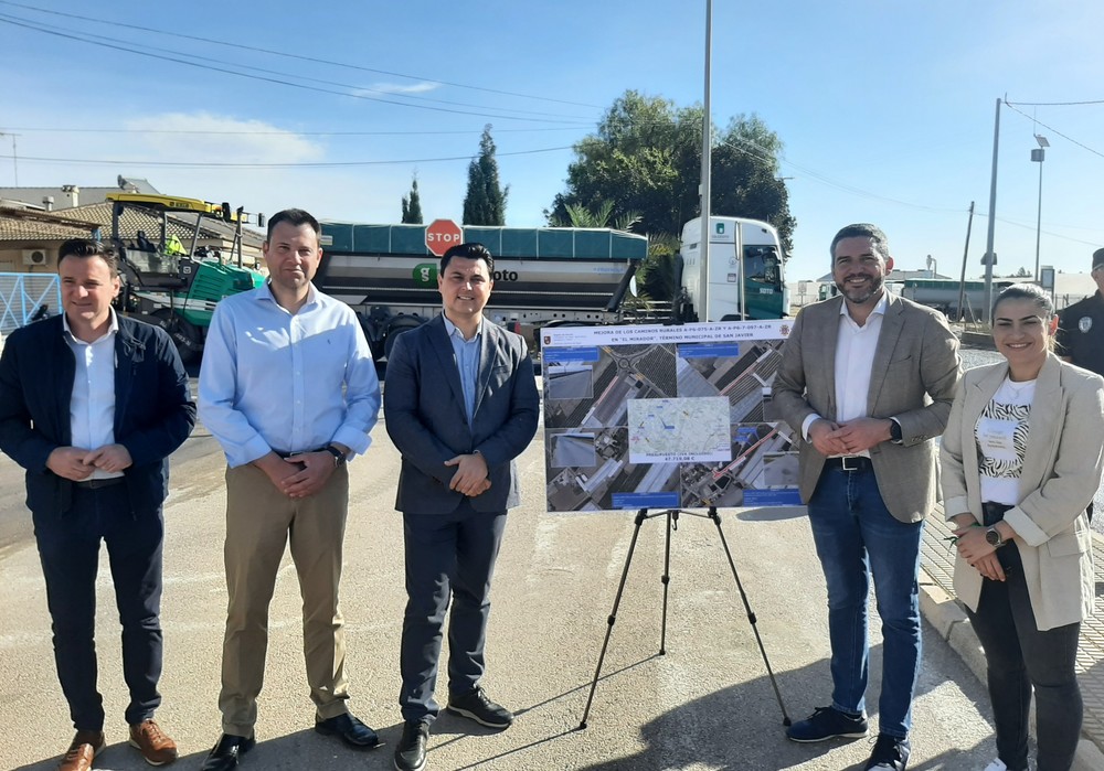 El Gobierno regional invierte 48.000 euros para acondicionar el camino El Mirador de San Javier