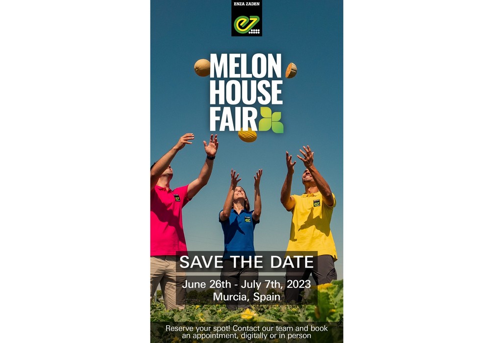Del 26 de junio al 7 de julio Enza Zaden celebrará en su campo de ensayos de El Albujón (Murcia) la Melon House Fair 2023