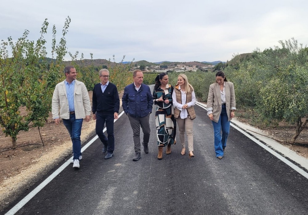 La Comunidad concluye las obras de mejora de la accesibilidad y seguridad del camino rural de la Fuente de Juan González en Cehegín
